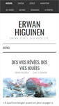 Mobile Screenshot of erwanhiguinen.com